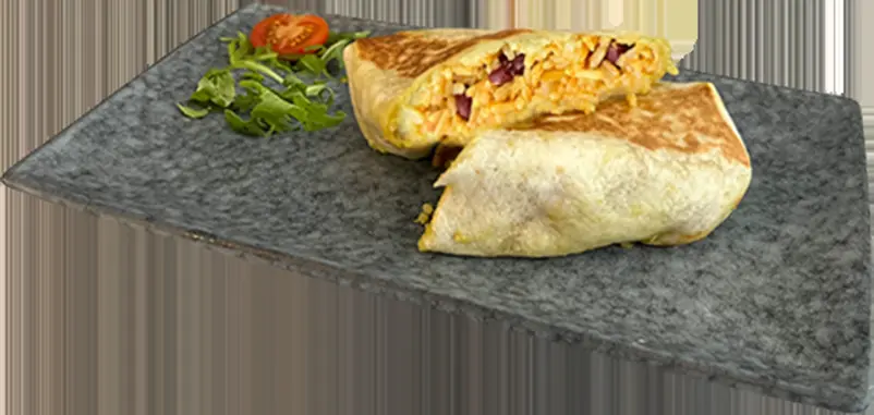 Veganski spicy burito